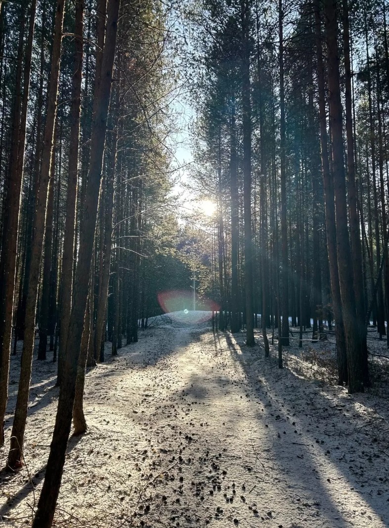 Снег в Урае Снег в Урае